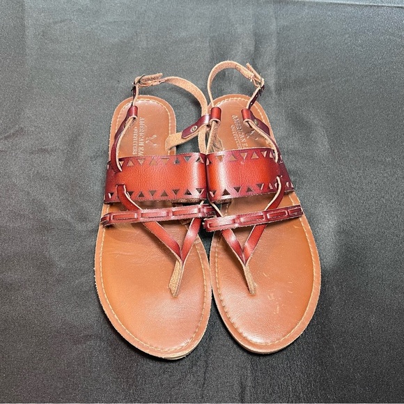 American Eagle Outfitters Shoes - American Eagle Leather Brown Sandals